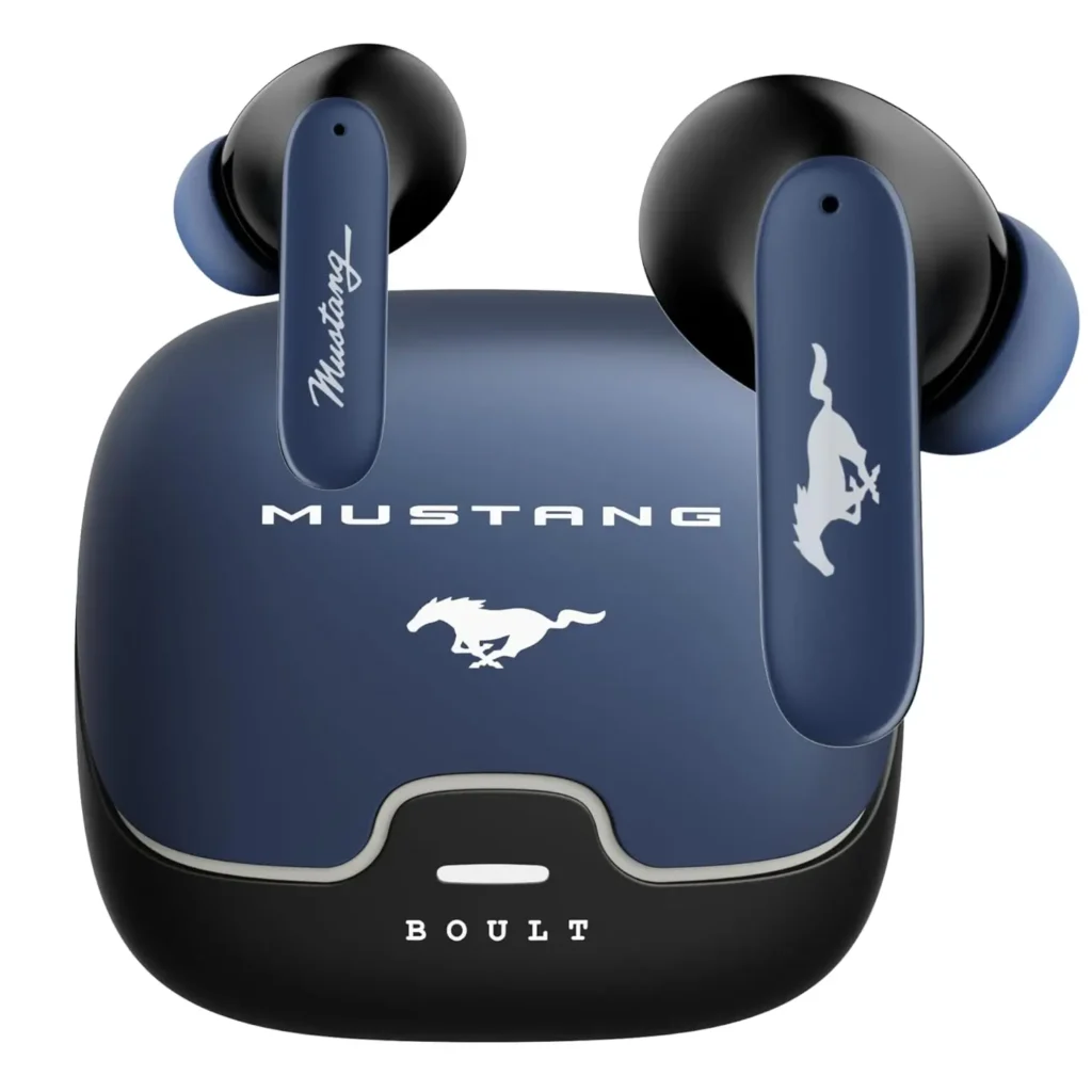 Q1: What are the models of BOULT Mustang earbuds and their main features? A1: The BOULT Mustang earbuds come in three models: Torq, Dash, and Derby. All feature 13mm drivers and BoomX technology for enhanced bass and sound quality. Torq is gamer-focused with cool lights and 45ms fast connection, while Dash and Derby offer up to 100 hours of playtime and dual-device connectivity. Q2: How do the BOULT Mustang earbuds enhance gaming experiences? A2: The BOULT Mustang Torq earbuds are designed for gamers. They have lights that sync with your game, a super-fast 45ms connection for minimal latency, and up to 50 hours of battery life on a single charge, making gaming more immersive and uninterrupted. Q3: What makes the Dash and Derby models suitable for everyday use? A3: Dash and Derby earbuds offer long-lasting playtime of up to 100 hours, dual-device connectivity, and features like fast Bluetooth 5.4 connection, clear call microphones, quick charging, and the BOULT app for customizable sound settings. Q4: Are the BOULT Mustang earbuds water-resistant and easy to control? A4: Yes, all three models (Torq, Dash, and Derby) are water-resistant, making them suitable for use in rain and sweat. They also have touch controls for music and calls, and are compatible with voice assistants for hands-free control. Q5: Where can I buy the BOULT Mustang earbuds and what is the price? A5: The BOULT Mustang earbuds are priced starting at ₹1,299 (around $16) and can be purchased on Amazon India, Flipkart, or the BOULT website.