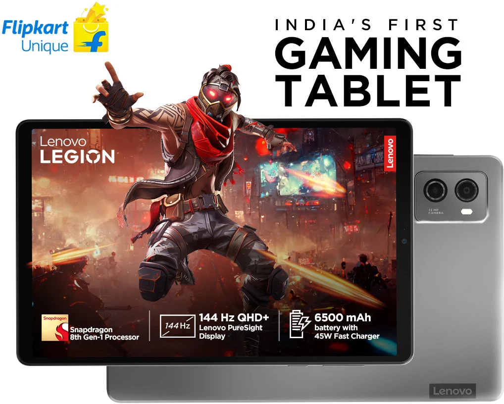 Lenovo Legion Tab with 8.8″ 2.5K 144Hz display and Powerful Snapdragon 8+ Gen 1 launched in India: