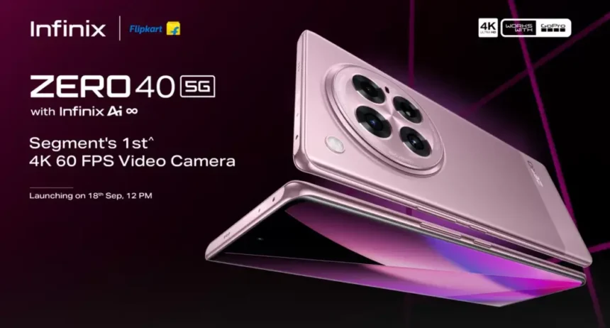 Infinix Zero 40 5G Camera Specifications Confirmed before India launch