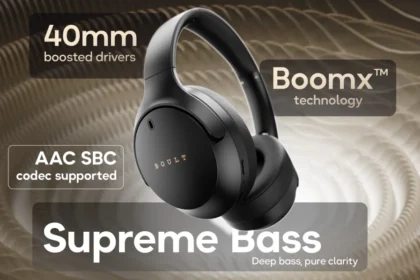 Boult Audio Q and Boost Headsets: Comes with 40mm Drivers, 70hr Battery playtime