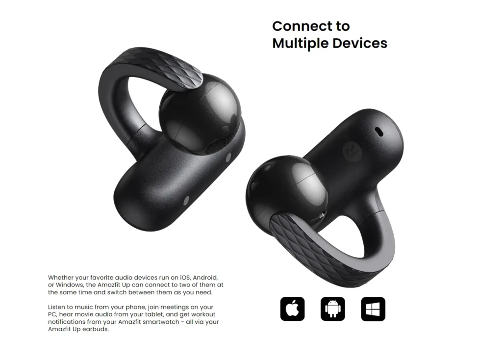 Amazfit Up Earbuds Launched: Comes with Custom Gestures, Bluetooth V5.3 and IP 54 Rating: